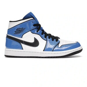 Jordan 1 mid Signal Blue
